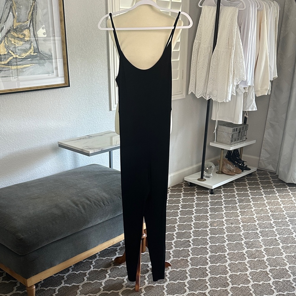 SHEIN Black Sleeveless Jumpsuit